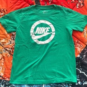 Kids Nike Green Sports T-Shirt